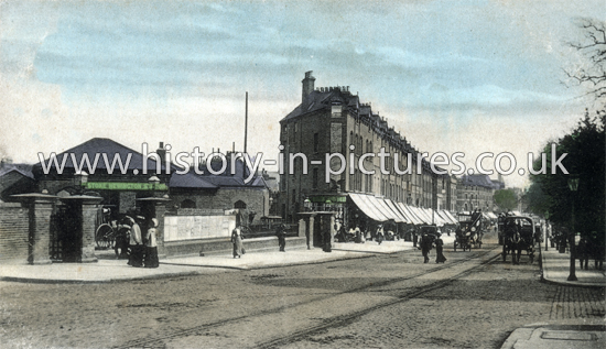 Stoke Newington Station, Stamford Hill, London. c.1914